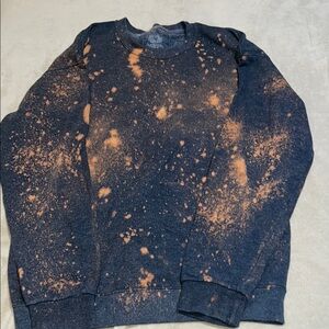 Fruit of the Loom Crewneck Sweater in Blue and Orange